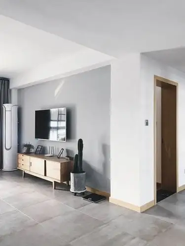 刷乳胶漆的电视墙简单省钱也耐看大方