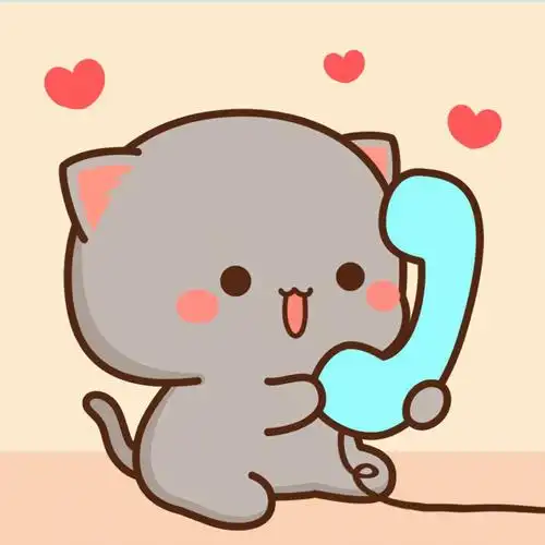 可爱表情包  #蜜桃猫蜜桃灰灰情侣头像#情侣头像