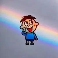 背后有彩虹的男头像【点击鼠标右键下载】