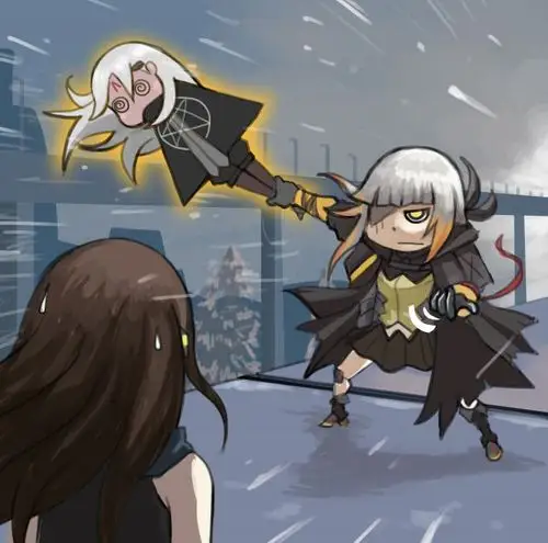 [同人摸鱼][沙雕抛瓦]关于ar15追火车的脑洞 , 少女前线-16lab研究院