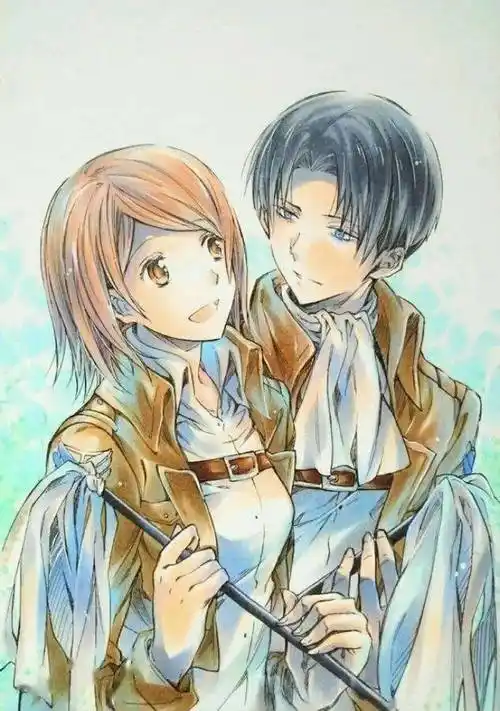 画册进击的巨人cp兵长佩特拉