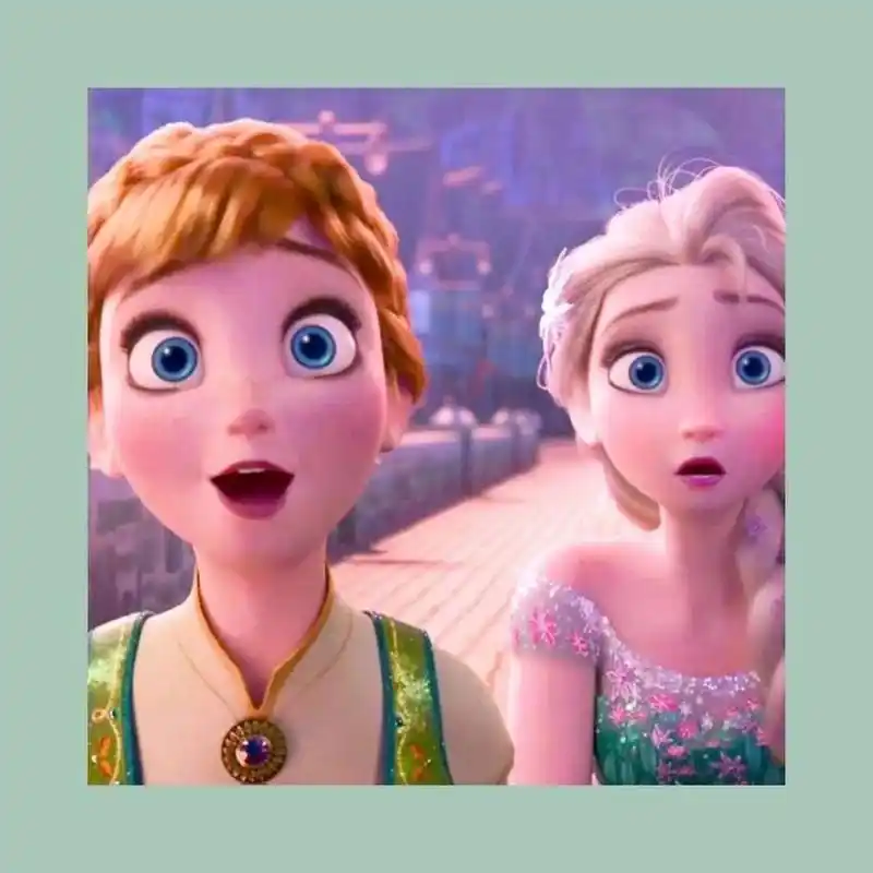 冰雪奇缘头像elsanna篇 !真的超羡慕这样的姐妹情!