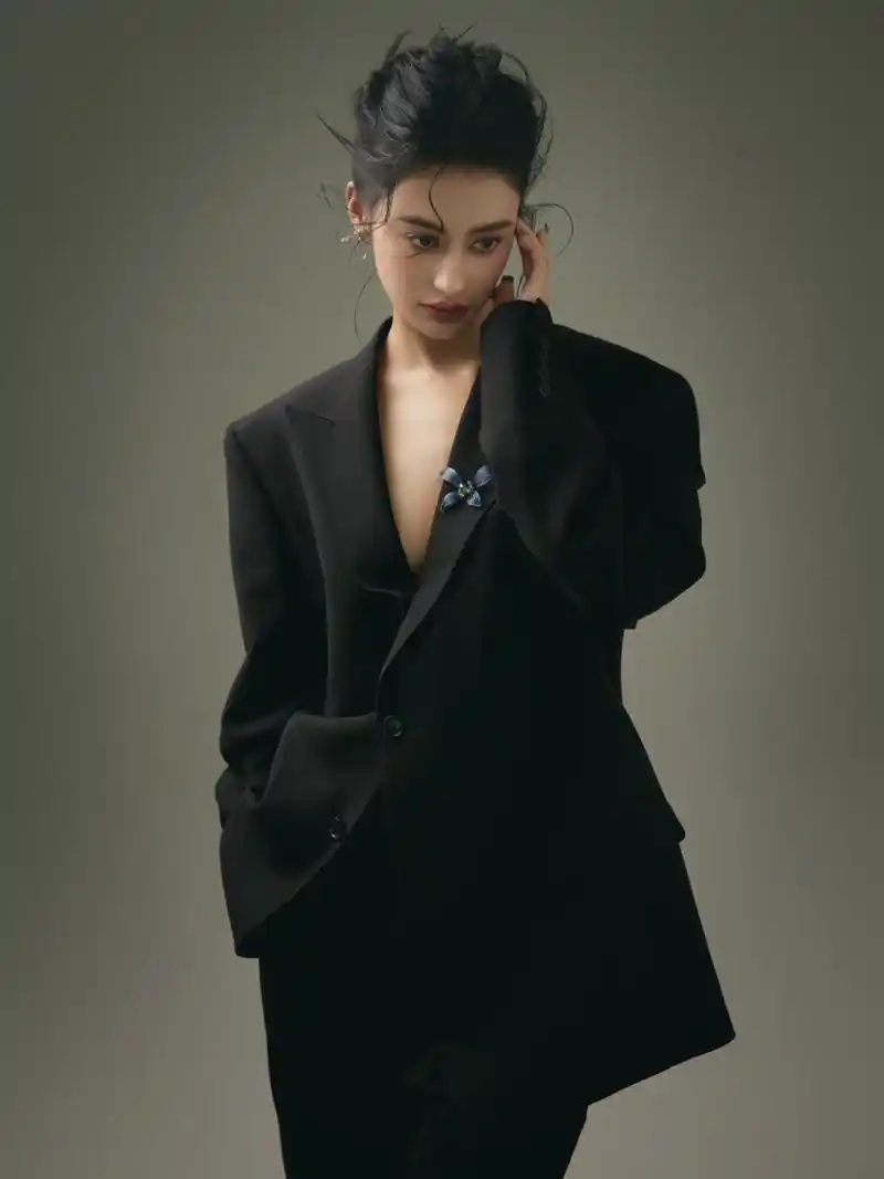 西装写真 |  推的时尚肖像,超a酷飒女明星 -风格:西装,杂志,时尚,肖像