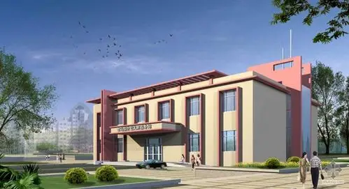 某二层计划生育服务站小型办公楼建筑方案和施工图(含效果图)