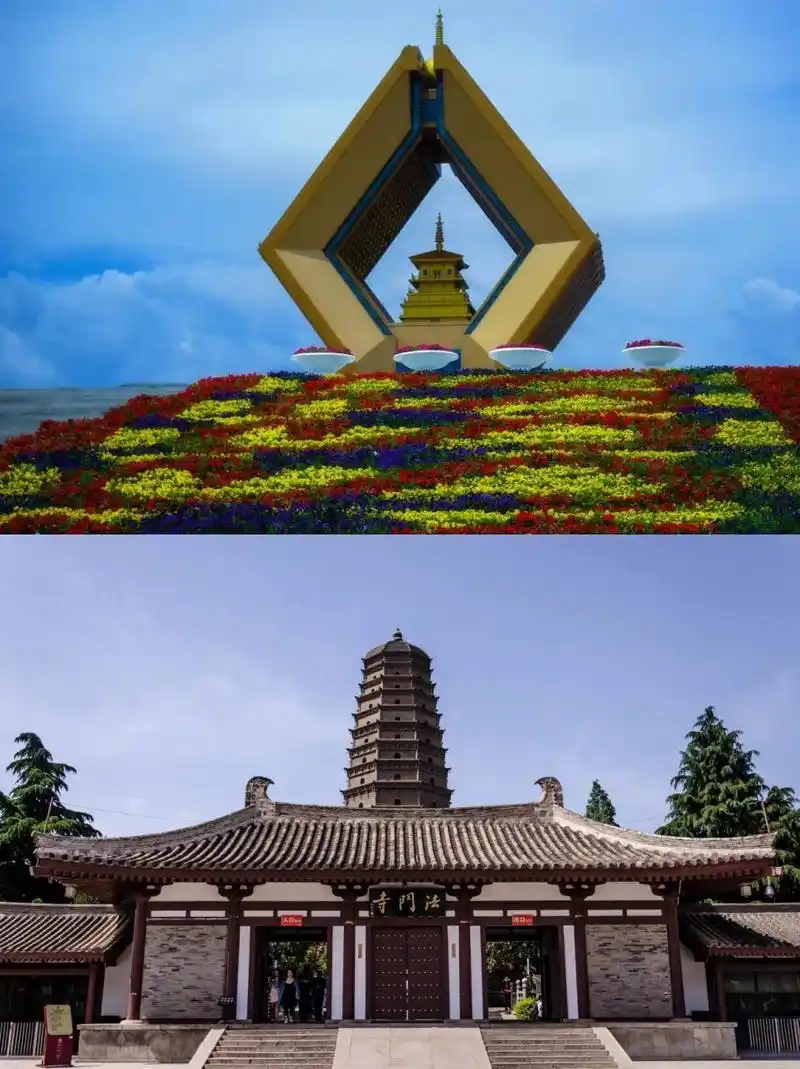 西安周边游91乾陵 法门寺一日 95乾陵为唐高宗李治与武则天的合葬