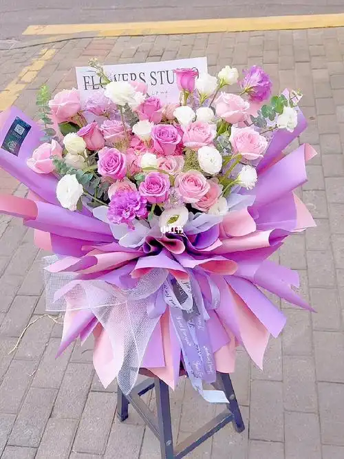 云阳袭人花店紫色系花束