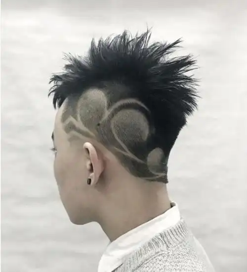 头发侧面刮图案最帅的,男生头发侧面刮图案-图片大观-奇异网
