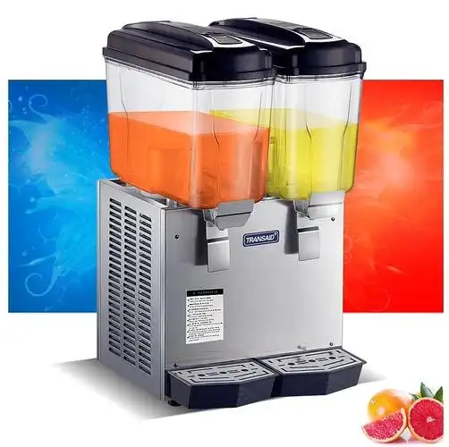 饮料机商用果汁机冷热双温双缸三缸冷饮热全自动奶茶机豪华款果汁