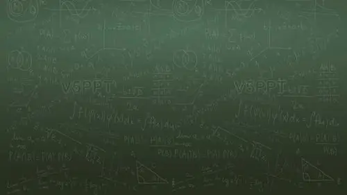 纯色黑板数学公式ppt纯色背景图片