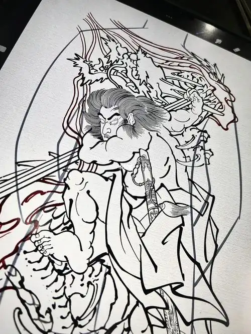 苏州纹身  #老传统  #九纹龙史进  #满背纹身