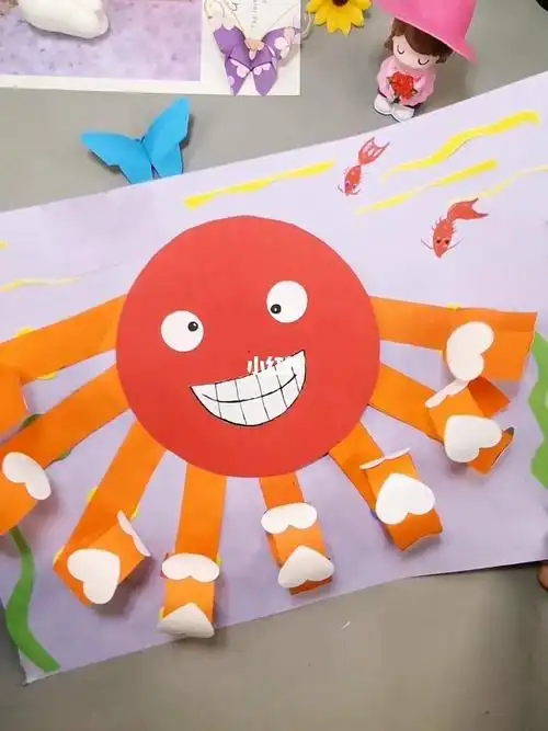 可爱的八爪鱼剪贴画