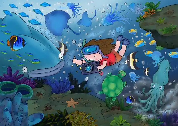 海底世界插画