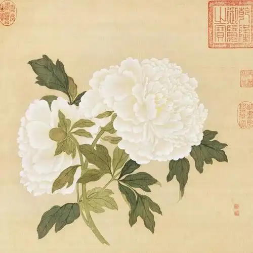 难怪深得皇帝们喜爱,这工笔牡丹百图果然娇艳妖娆!(高清)