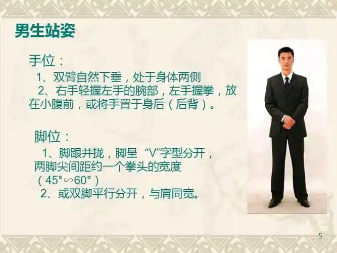 标准站姿ppt课件