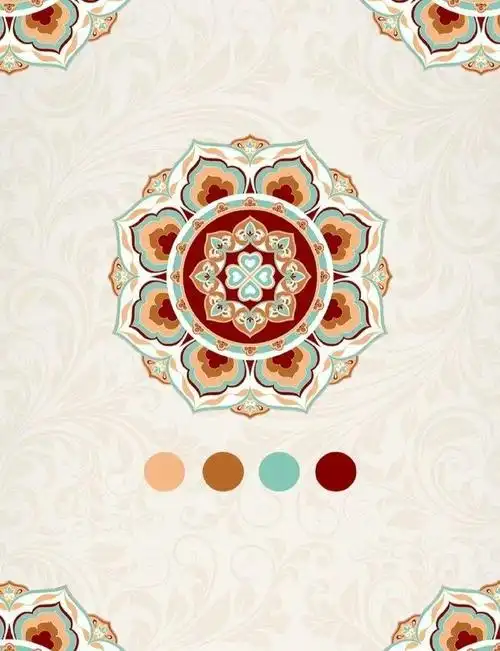 敦煌传统纹样色彩