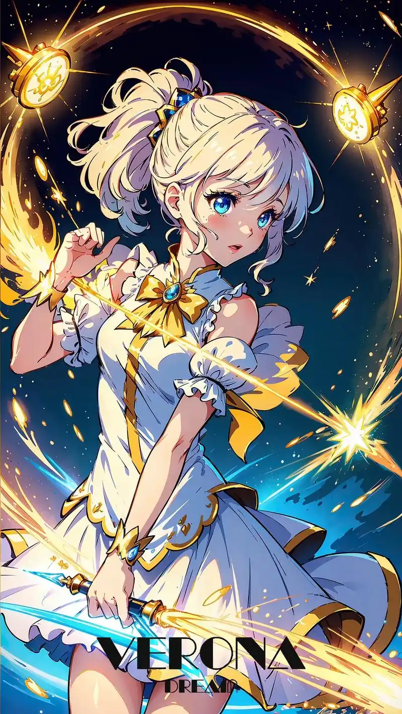 魔法少女的浩瀚宇宙#ai绘画 #二次元 #stabledif - 抖音