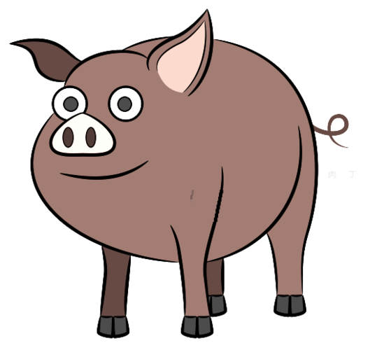 50种动物简笔画带颜色